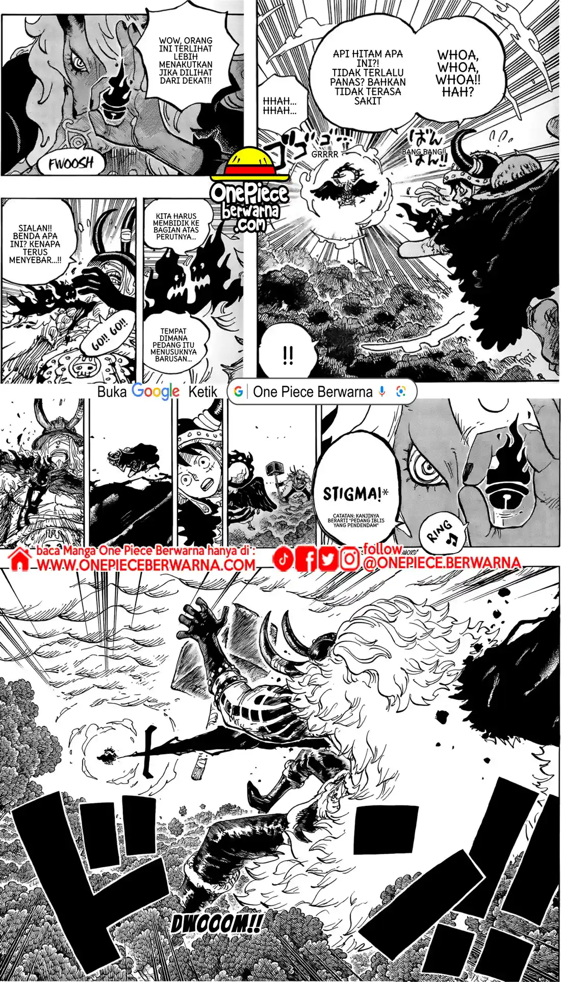 One Piece berwarna 1187 1188 1189 bahasa indonesia